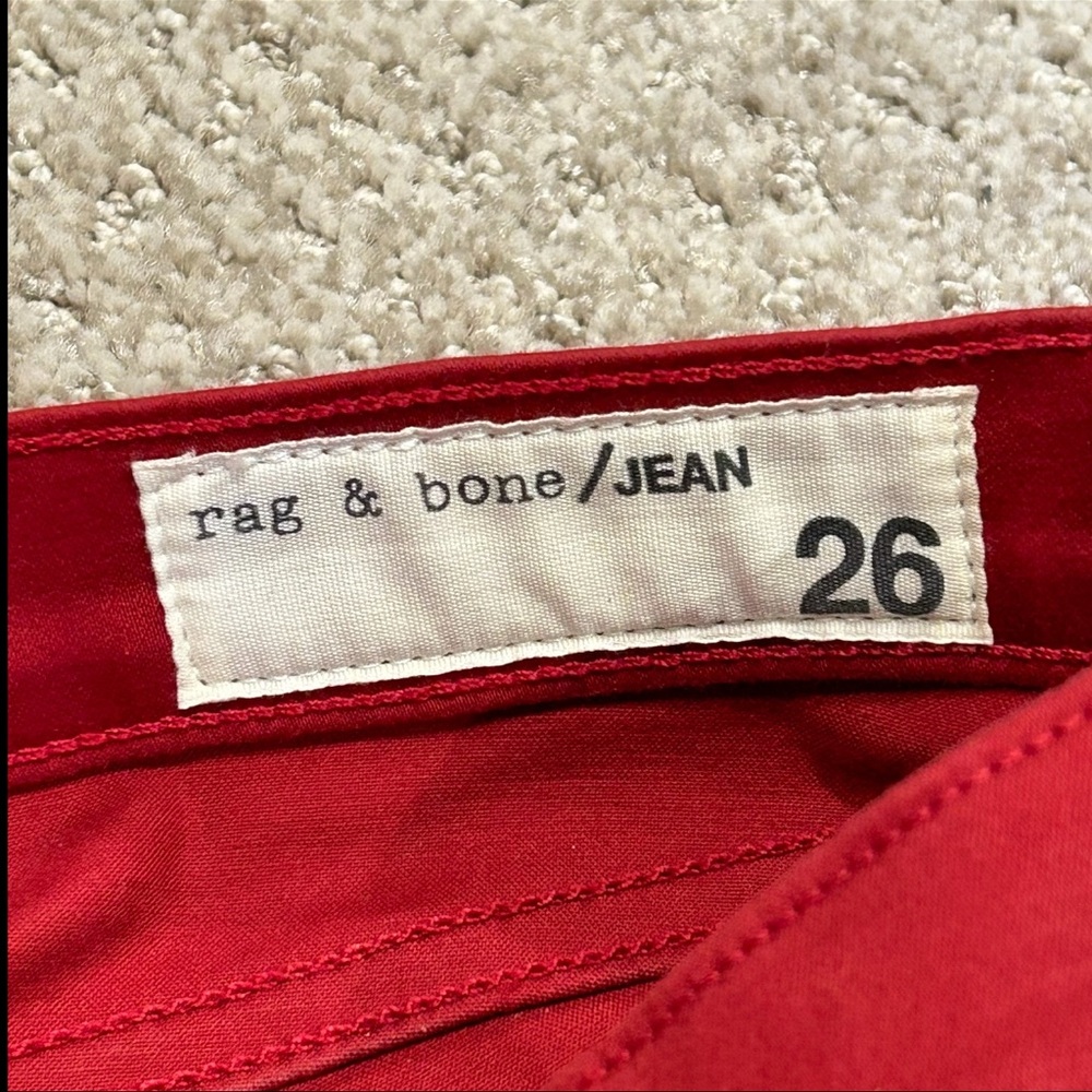 Red Rag & Bone Jeans - Picture 2 of 6